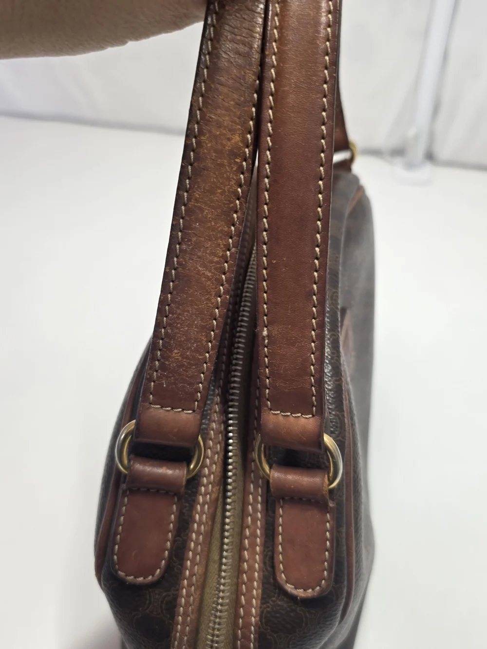 Vintage Celine Macadam Dome Bag